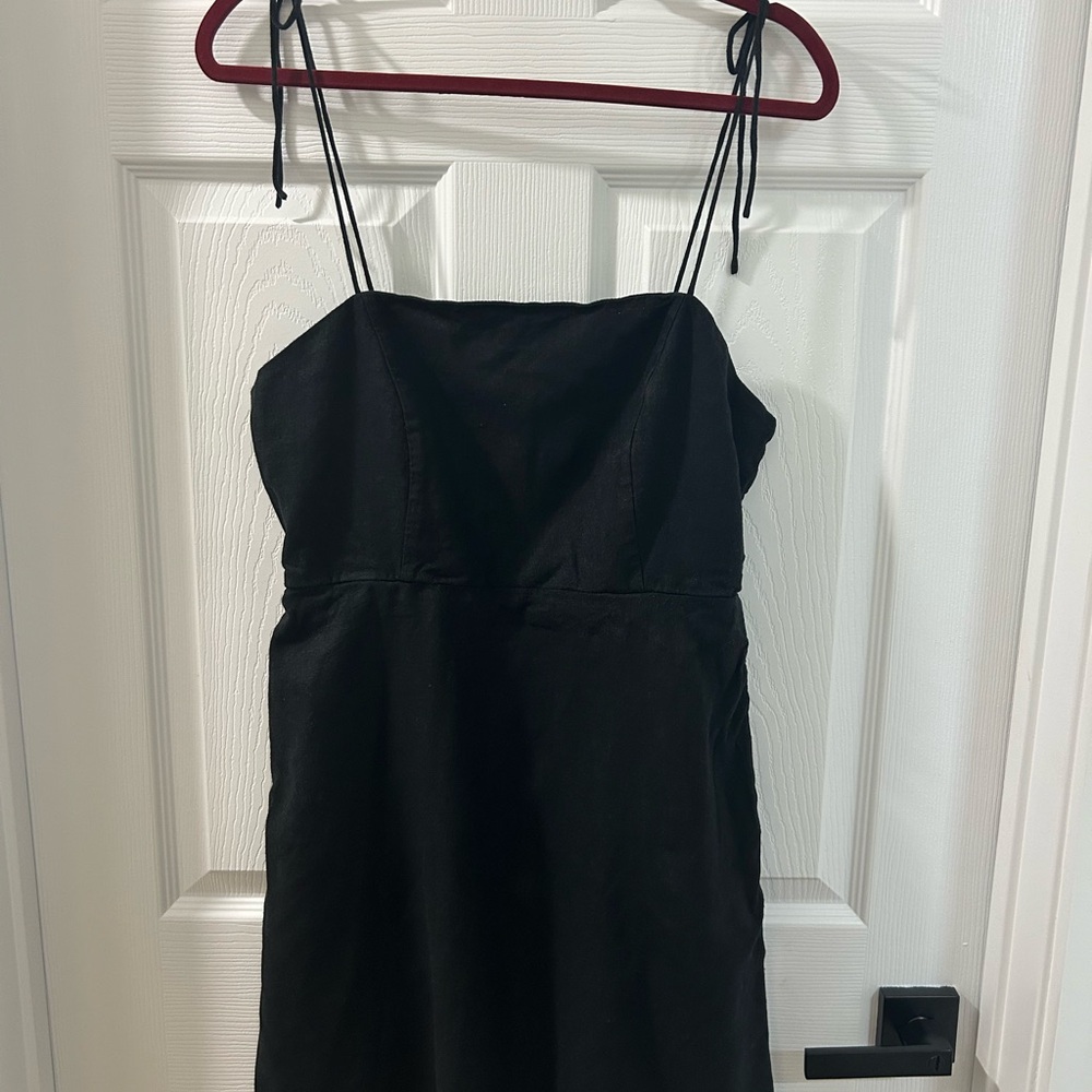 Old Navy Black Strapless Dress
